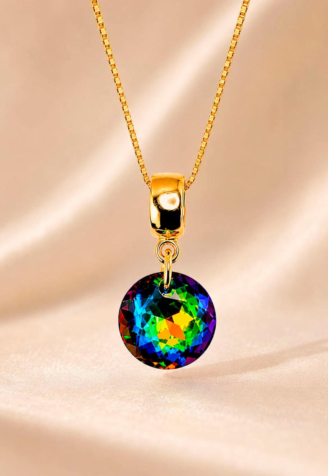 Collar Bali Gold 24K Cristal Swarovski® Vitral Medium