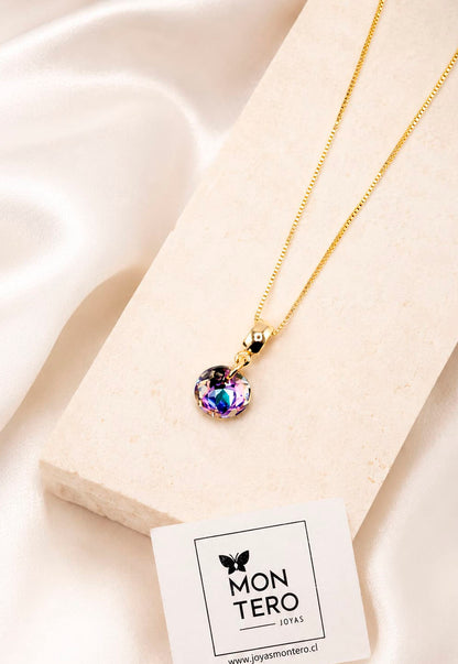 Collar Bali Gold 24K Cristal Swarovski® Vitral Light