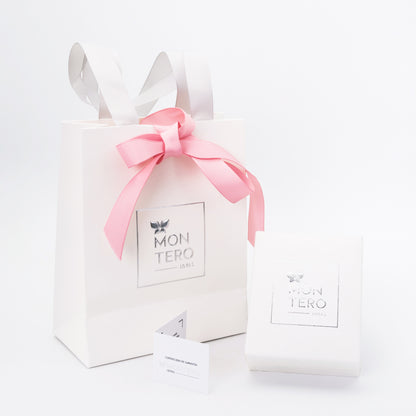 Collar Bali Gold 24K Cristal Genuino Bermuda Blue